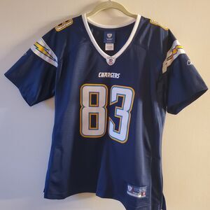 Reebok Women's Premier NFL Jersey San Diego Chargers Vincent Jackson 83 Navy XL